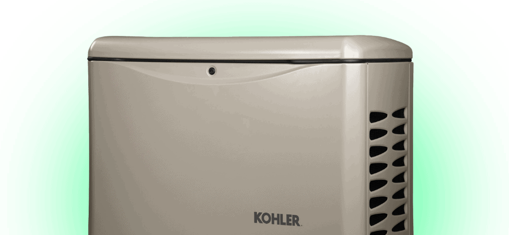 Kohler Generator system for back-up electricity when your power goes out.