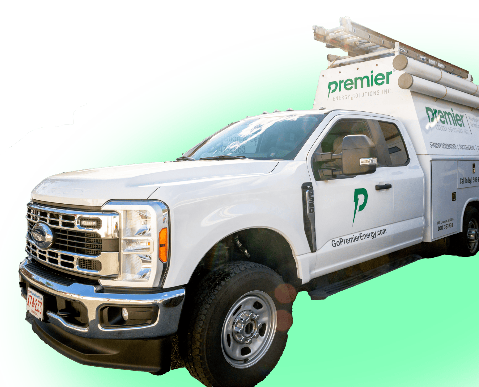 Premier Energy Solutions service vehicle.